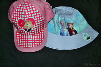2x: klobouk+ kšiltovka, nové, 4-6 let