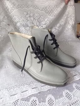 Retro dámské zimní kotníkové boty