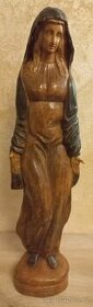 Vyřezávaná soška Panenky Marie - 1
