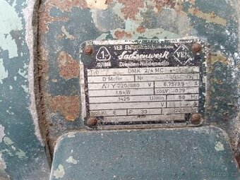 Prodám elektromotor 1,6kW