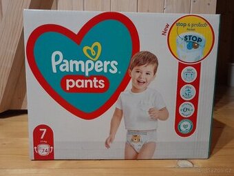 Plenky Pampers pants vel. 7, 74 ks - 1