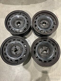 plechové disky 4x108 R15 + originální poklice Citroën