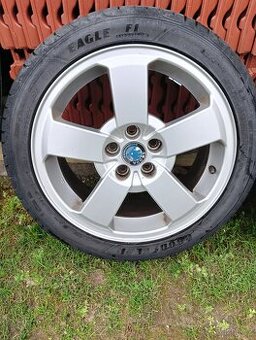 Alu original Škoda 6,5x16 5x100 ET42 pneu 205/45