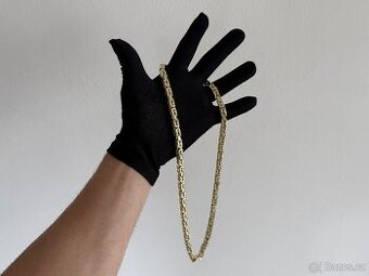 Zlata retiazka kralovsky vzor14k 585/1000 222g