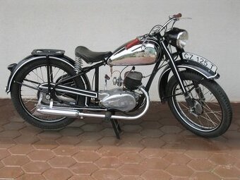 ČZ 125 T R.V. 1950 doklady STK do 1/2029