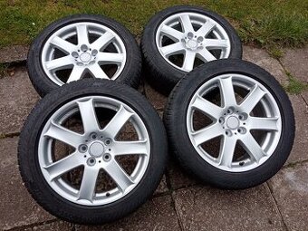 Zimní alu kola 17ky 5x114.3 pneu 90% RENAULT MAZDA DACIA