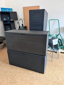 Box úložný 280 l plast tmavě šedý