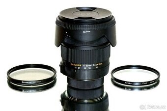 Nikon Sigma 17-50mm f/2,8 + UV + CPL filtr TOP STAV