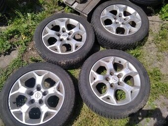Prodám 16"originál sadu OPEL Alu kola, disky, 5x110