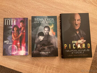 Star Trek - 3 knihy, nové