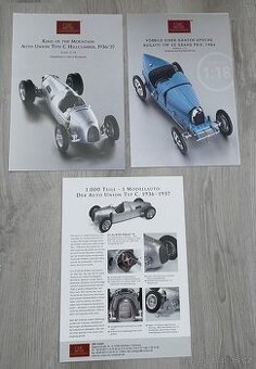 Katalógové listy CMC Auto Union a Bugatti