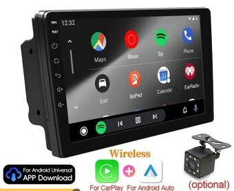 Autorádio dotykové 2DIN, Android Auto, Apple Car Play
