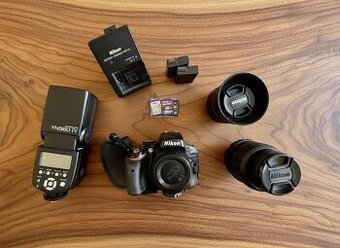 Nikon D5100 s příslušenstvím - DOHODA MOŽNÁ