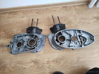 Prodám párové kartery motoru na jawa 250/353 kývačka