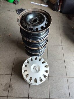 Opel Meriva, Corsa Plechové disky 5½Jx14H2 Et 49