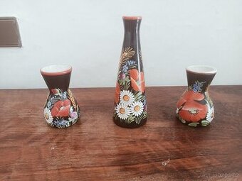 Chodská keramika bílá a černá po babičce