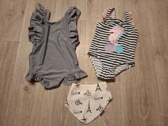 Dívčí plavecký a bryndáček vel cca 100