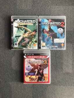 Playstation 3, PS3 hry Uncharted - 3 díly