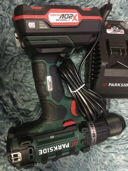 Parkside aku vrtačka / šroubovák nová PC 1.400 Kč