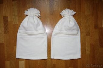 2x fleesová zimní kukla vel.116/134 pro dvojčata