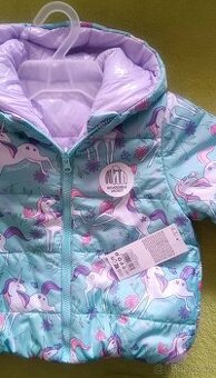 Dětská zimní bunda s kapucí.Zcela NOVÁ s visačkou  Vel. 110