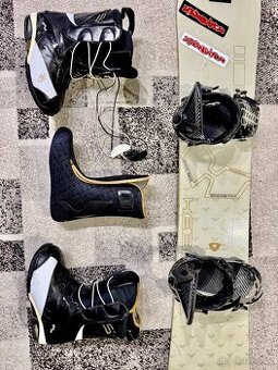 FREE STYLE SNOWBOARD SET prkno + vázaní + boty