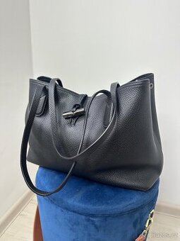 Kožena kabelka Longchamp