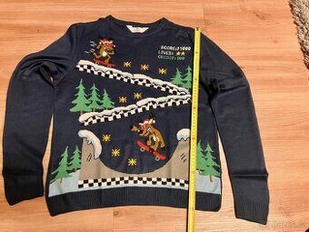 Vánoční chlapecký svetr 170cm/UK 14