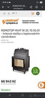 Romotop- krbová kamna