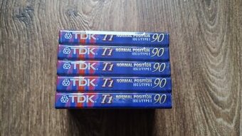 TDK audiokazety 5 kusů nové