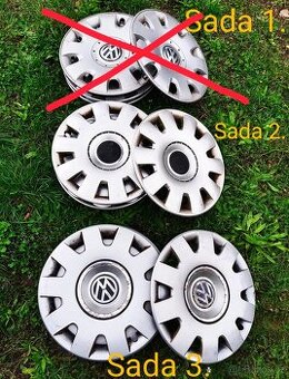 Poklice kryty kol 15" Volkswagen Golf Passat
