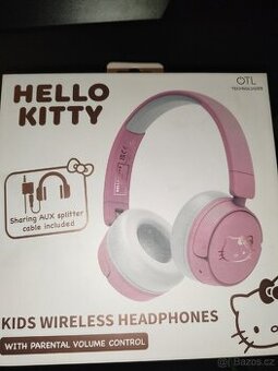 Bluetooth sluchátka Hello Kitty