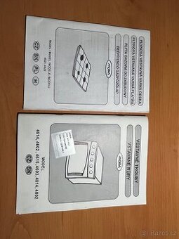 Prodej sporáku a plynové varné desky.