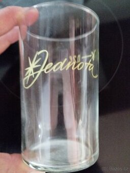 Retro sklenice Jednota