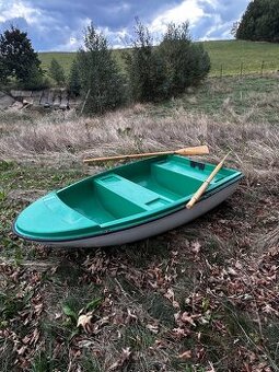 Pramice KIKI bez schránek 220 x 120 cm + Dřevěná pádla