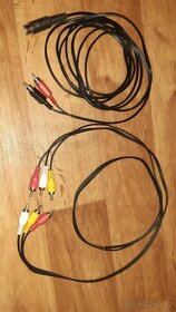 Audio /video kabely - sada. Neb vyrobím dle vašich požadavků