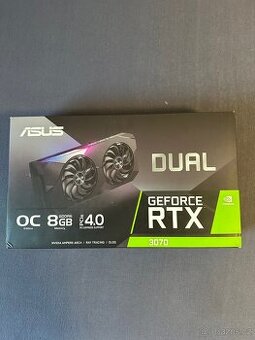 ASUS Dual GeForce RTX 3070 OC 8GB – nepoužitá