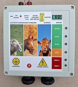 Prodám elektrický ohradník, zdroj. KOMBI 12V/230V 10J