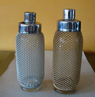 ŠEJKRY- zlatý a stříbrný RETRO