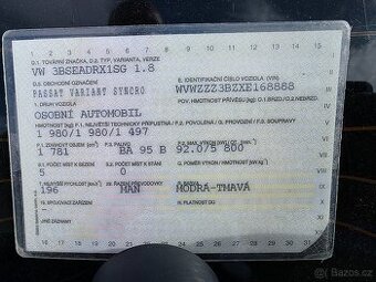 Prodám  Volkswagen Passat b5