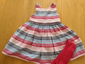 Šaty (červeno-modré pruhy) vel.92