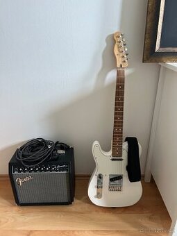 Fender Telecaster bílý levoruký