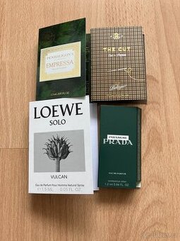 Set 4 vzorků Penhaligon´s, Prada, Loewe