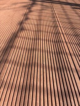 Terasová prkna, drevoplast, teak, 30m2 - 1