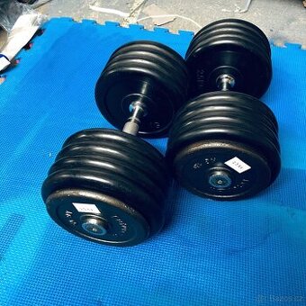 Jedoručni činky 2x 20/25/30kg