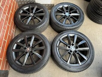 Nové Alu 17" 5x112 škoda Teron Gtrafit O3 pneu 95