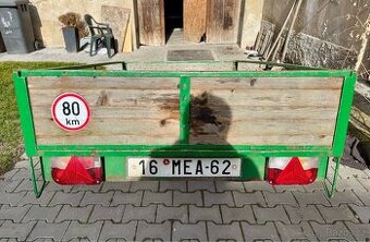 Přívěsný vozík za auto. NP - 2M, 600 Kg. - 1