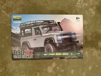 Prodám stříbrný RC LAND ROVER Defender 1:12
