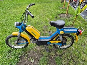 Babetta 210 s kartičkou, žlutomodrá, nový model pěkná 14.