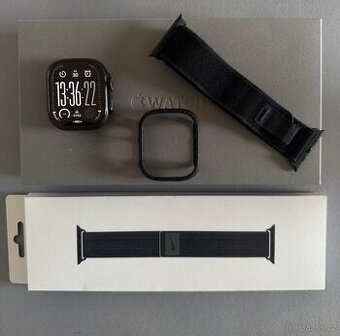 Apple Watch Ultra 2 49mm Černý titan s černým trailovým tahe